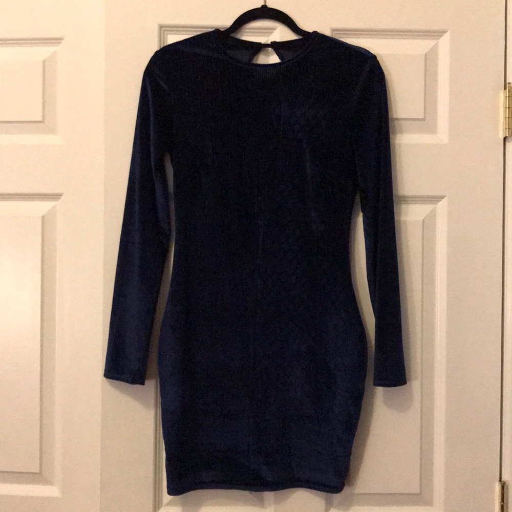 Navy blue dress